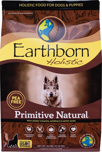 Earthborn Holistic Primitive Natural Grain-Free Natural Dry Dog Food 11.3kg