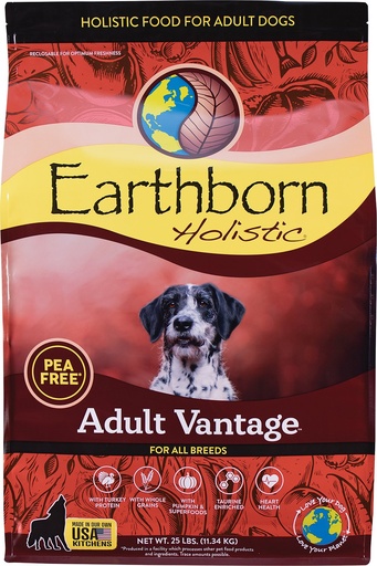 Earthborn Holistic Adult Vantage Natural Dry Dog Food 11.3kg