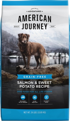 American Journey Salmon &amp; Sweet Potato Recipe Grain-Free Dry Dog Food 10.9kg