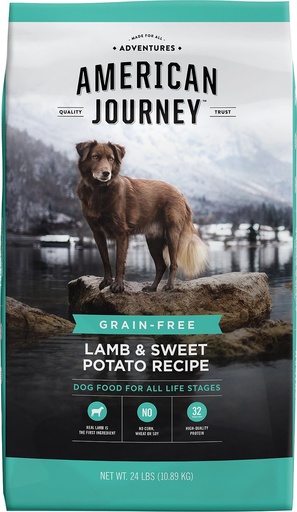 American Journey Lamb &amp; Sweet Potato Recipe Grain-Free Dry Dog Food 10.9kg