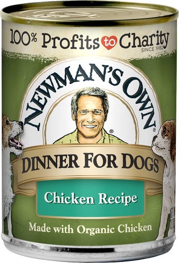 Newman's Own Dinner For Dogs Chicken Recipe Case of 12 Canned Dog Food 360g