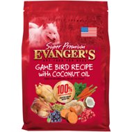 Evanger's Super Premium Game Bird Recipe with Coconut Oil Dry Dog Food 15kg