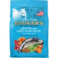 Evanger's Grain-Free Whitefish &amp; Sweet Potato Recipe with Salmon Meal Dry Dog Food 15kg