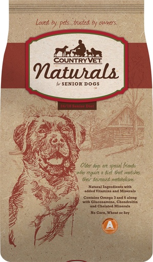 Country Vet Naturals 24-10 Senior Dog Food 15.9kg