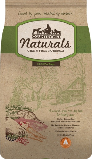 Country Vet Naturals 28-16 Grain-Free Dog Food 13.6kg