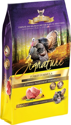 Zignature Turkey Formula Small Bites Dry Dog Food 5.7kg