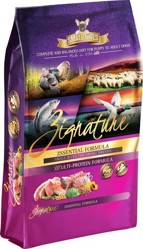 Zignature Zssential Multi-Protein Formula Small Bites Grain-Free Dry Dog Food 5.7kg