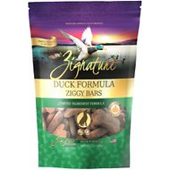 Zignature Grain-Free Duck Formula Ziggy Bars Biscuit Dog Treats 340g