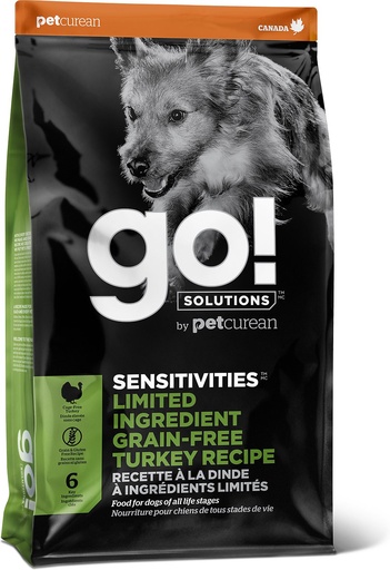 Go! SENSITIVITIES Limited Ingredient Turkey Grain-Free Dry Dog Food 10kg