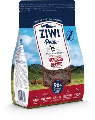 Ziwi Peak Venison Grain-Free Air-Dried Dog Food 1kg