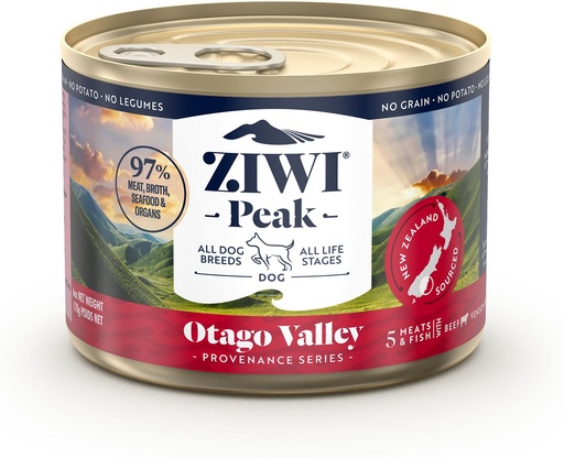 Ziwi Peak Otago Valley Case of 12 Canned Dog Food 170g