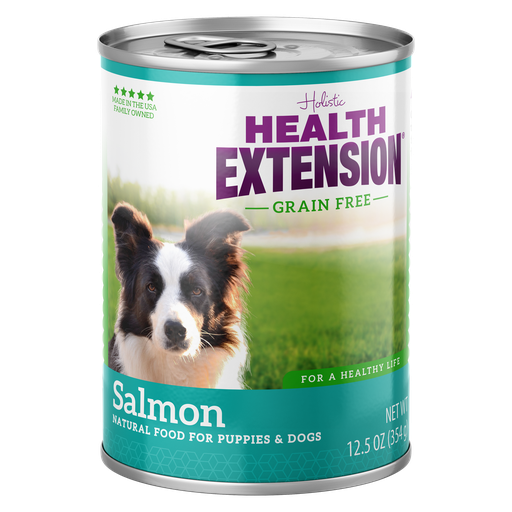 Health Extension Grain-Free Salmon Entree Case of 12 Canned Dog Food 354g