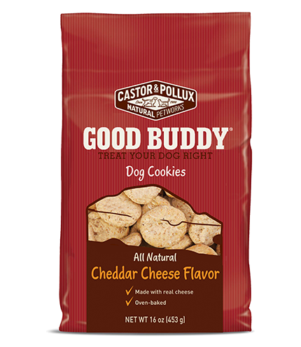 Castor &amp; Pollux Good Buddy Cheddar Cheese Flavor Cookies Dog Treats 453g