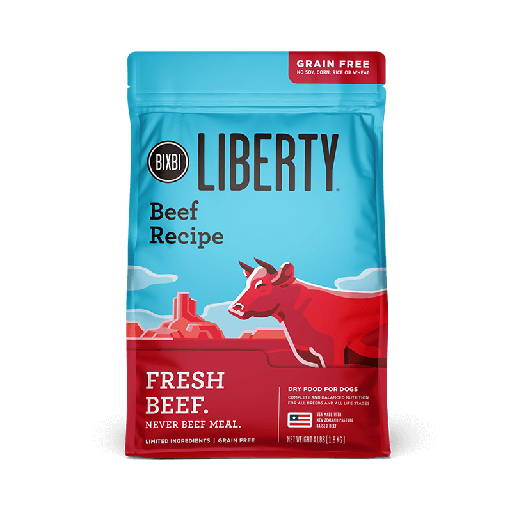 BIXBI Liberty Beef Recipe Grain-Free Dry Dog Food 10kg