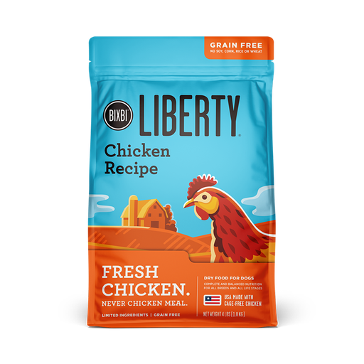 BIXBI Liberty Chicken Recipe Grain-Free Dry Dog Food 10kg