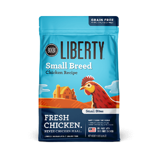 BIXBI Liberty Chicken Recipe Small Breed Grain-Free Dry Dog Food 5kg