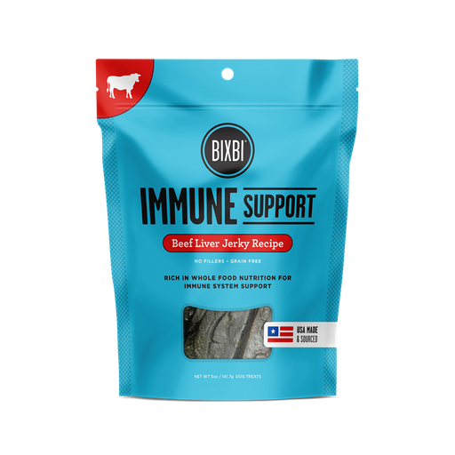 BIXBI Immune Support Beef Liver Jerky Dog Treats 142g