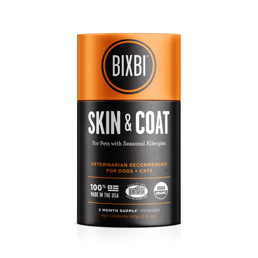 BIXBI Organic Pet Superfood Skin &amp; Coat Daily Dog &amp; Cat Supplement 60g