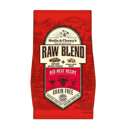 STELLA &amp; CHEWY'S RED MEAT RAW BLEND KIBBLE GRAIN FREE DRY DOG FOOD 10kg