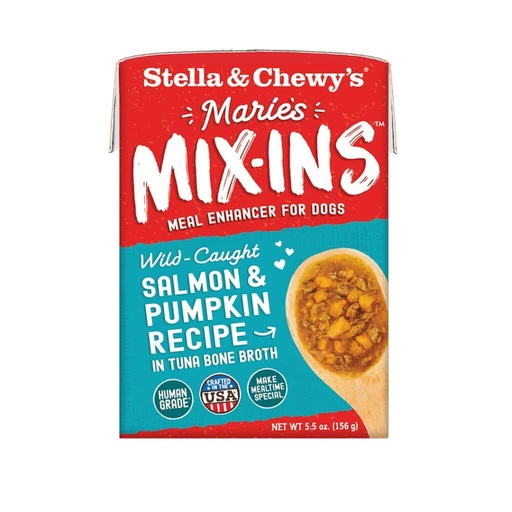 STELLA &amp; CHEWY'S MARIES MIX-INS SALMON &amp; PUMPKIN RECIPE WET DOG FOOD 156g