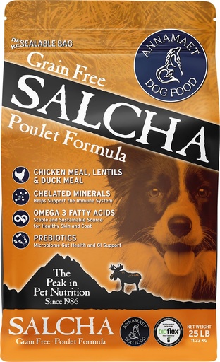 Annamaet Grain-Free Salcha Poulet Formula Dry Dog Food 11.3kg