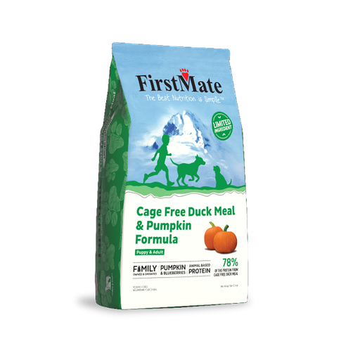 FirstMate Limited Ingredient Diet Grain-Free Cage Free Duck Meal &amp; Pumpkin Formula Dry Dog Food 13kg