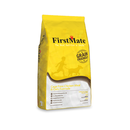 FirstMate Grain Friendly Cage Free Chicken Meal &amp; Oats Formula Dog Food 11.3kg