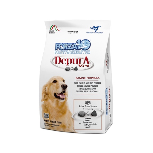 FORZA10 NUTRACEUTIC ACTIVE DEPURA FISH DIET DRY DOG FOOD 2.72kg