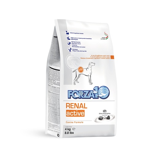 FORZA10 NUTRACEUTIC ACTIVE KIDNEY RENAL SUPPORT DIET DRY DOG FOOD 4kg