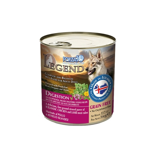 FORZA10 NUTRACEUTIC LEGEND DIGESTION WILD CAUGHT ANCHOVY GRAIN-FREE PACK OF 12 WET DOG FOOD 390g