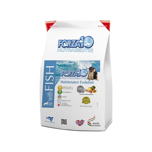 FORZA10 NUTRACEUTIC MAINTENANCE EVOLUTION FISH DRY DOG FOOD 8.16kg