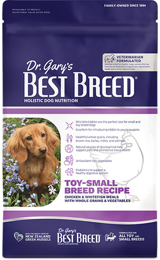 Dr. Gary's Best Breed Chicken &amp; Whitefish Meals Toy-Small Breed Recipe Dry Dog Food 5.9kg