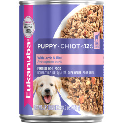 Eukanuba Puppy Lamb &amp; Rice Formula Case of 12 Canned Dog Food 375g