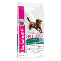 Eukanuba Fit Body Weight Control Chicken Formula Large Breed Dry Dog Food 13.6kg