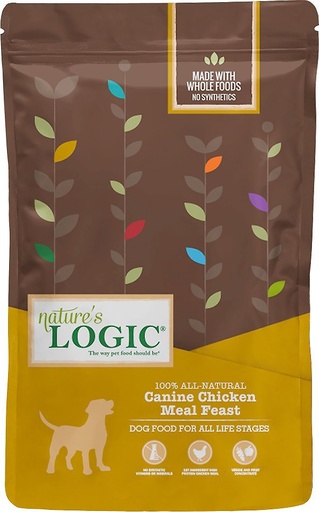 Nature's Logic Canine Chicken Meal Feast All Life Stages Dry Dog Food 11.33kg