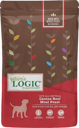 Nature's Logic Canine Beef Meal Feast All Life Stages Dry Dog Food 11.33kg