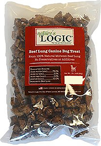 Nature's Logic Beef Lung Dog Treats 453g