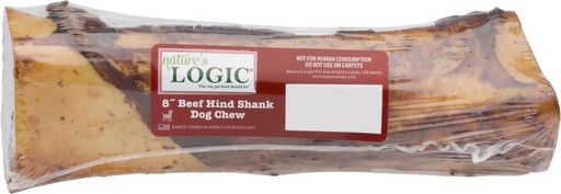 Nature's Logic 8" Center Cut Hind Shank Dog Bone Chews