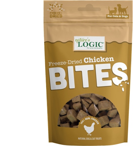 Nature's Logic Chicken Bites Freeze-Dried Dog &amp; Cat Treats 85g