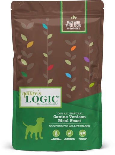 Nature's Logic Canine Venison Meal Feast All Life Stages Dry Dog Food 5.9kg