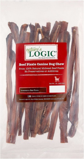 Nature's Logic Beef Pizzle Dog Treats 453g