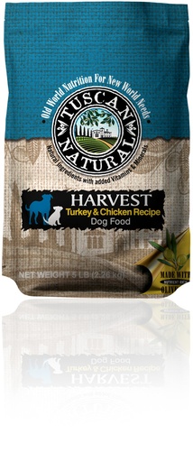 TUSCAN NATURAL Harvest Turkey &amp; Chicken Recipe Dry Dog Food 13kg