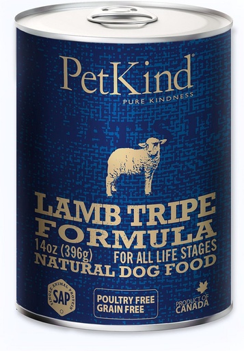 PETKIND That's It! Lamb Tripe Grain-Free Case of 12 Canned Dog Food,369g