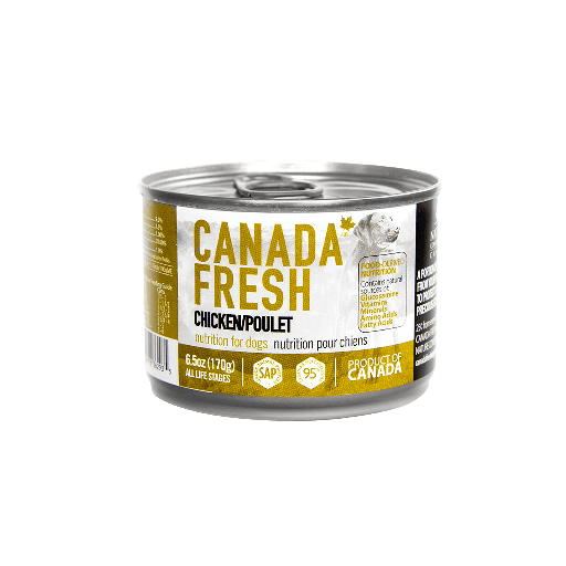 PETKIND Canada Fresh Dog Chicken Formula Case of 24 Wet Canned Dog Food 170g