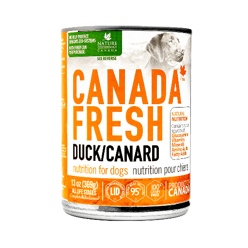 PETKIND Canada Fresh Dog Duck Formula Case of 12 Wet Canned Dog Food 369g