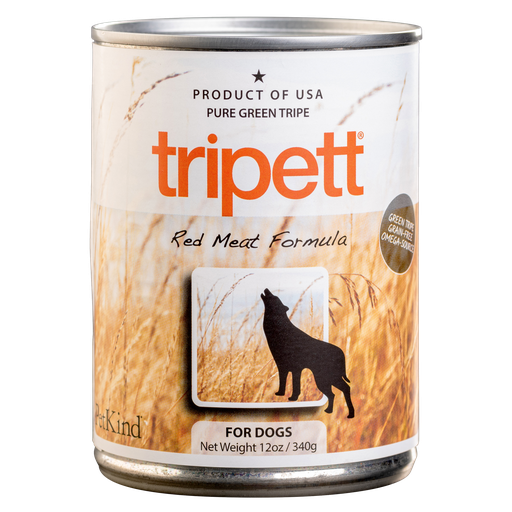 PETKIND Tripett Red Meat Formula Case of 12 Wet Canned Dog Food 340g