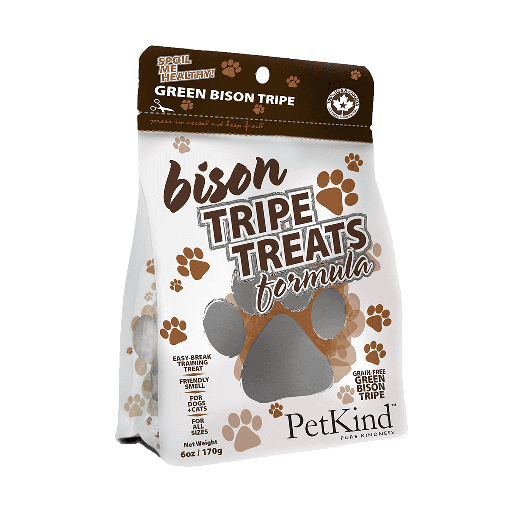 PETKIND Green Bison Tripe Dog Treats 170g