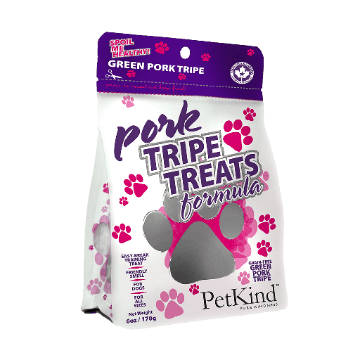 PETKIND Green Pork Tripe Dog Treats 170g