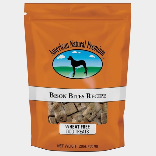 AMERICAN NATURAL Natural Premium Bison Bites Dog Treats 567g