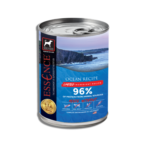 ESSENCE Limited Ingredient Recipe Ocean Recipe Case of 12 Wet Canned Dog Food 369g